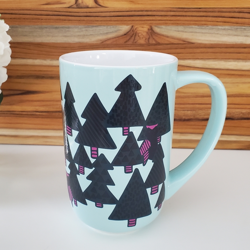 DAVIDsTEA Nordic Owls and Pines Colour Changing Nodic 16oz Tea Mug